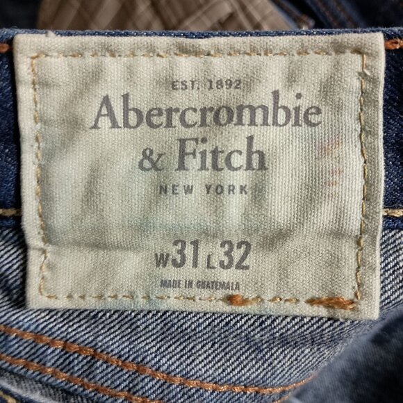 Abercrombie & Fitch The A&F Boot Mens Jeans 33x31 Classic Fit Button Fly Denim - Picture 3 of 11